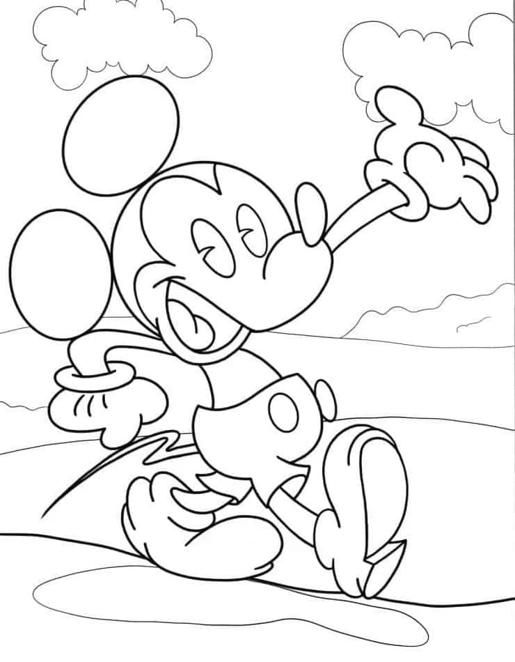 Afdrukbare Gratis Mickey Mouse