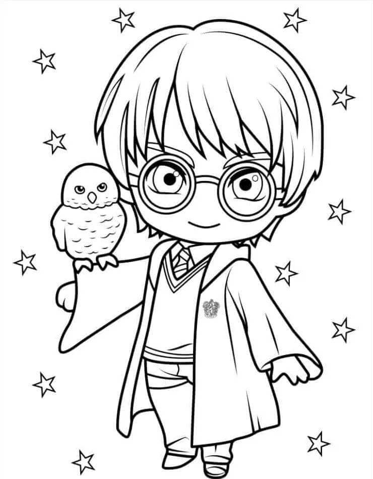 Afdrukbare Harry Potter afbeelding