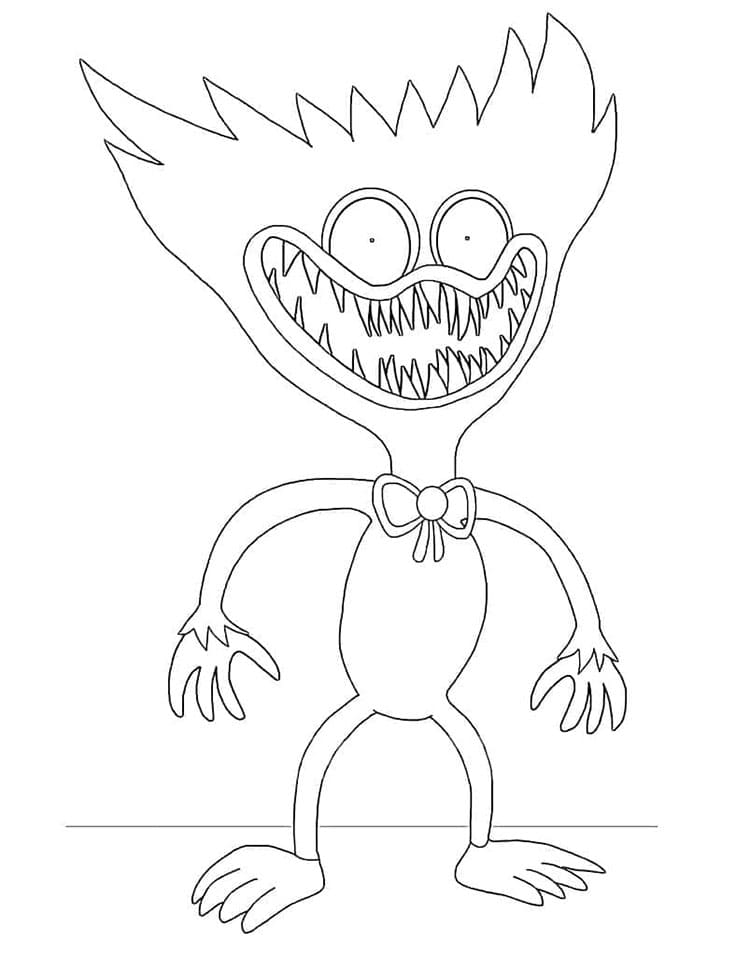 Afdrukbare Huggy Wuggy gratis