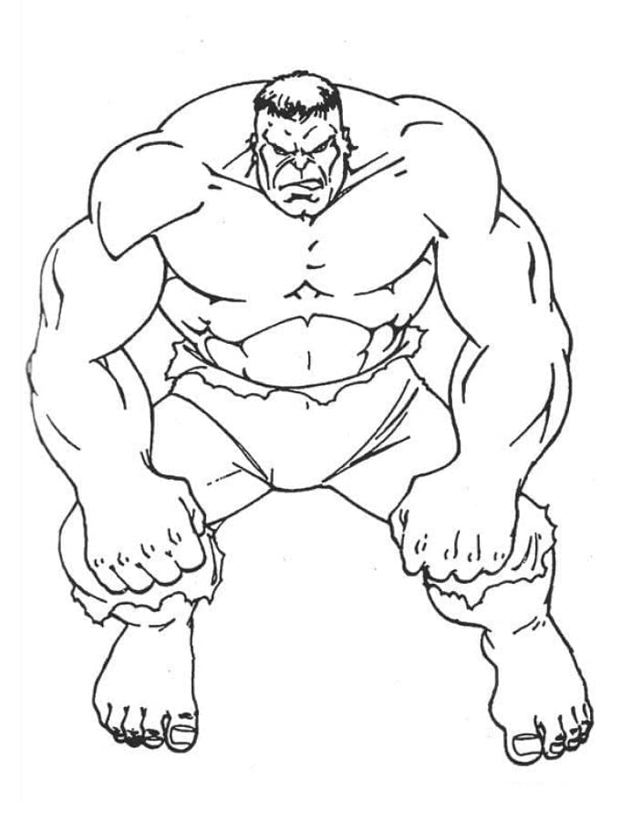 Afdrukbare Hulk