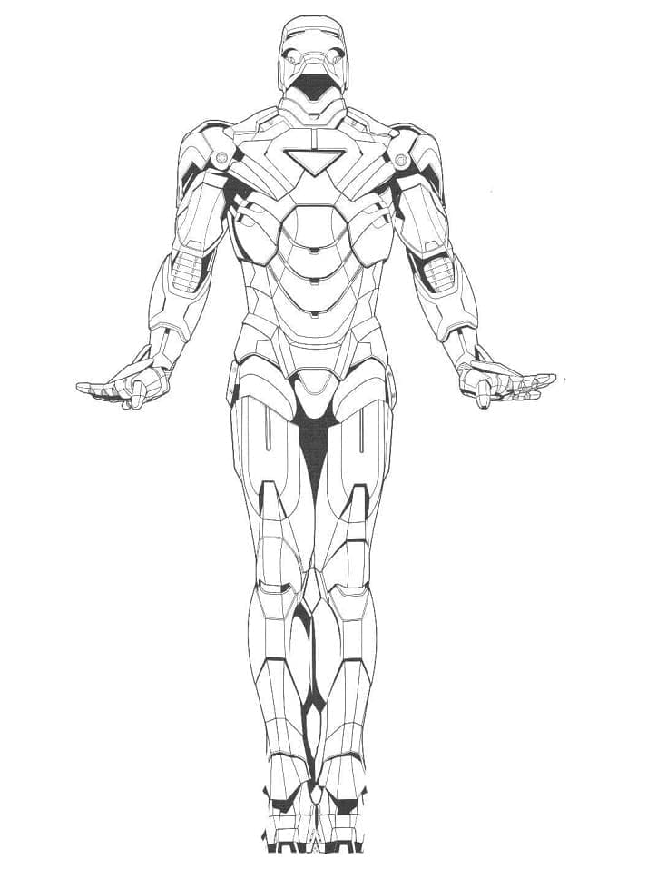 Afdrukbare Iron Man