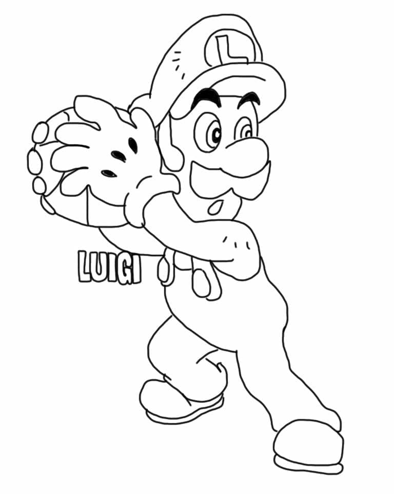 Afdrukbare Luigi gratis