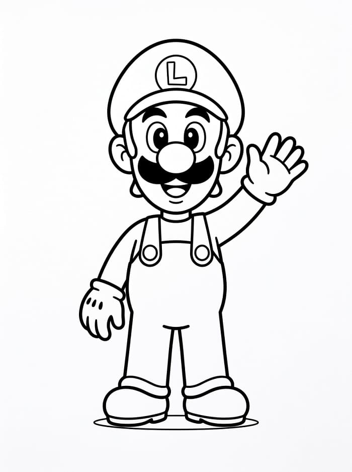 Afdrukbare Luigi