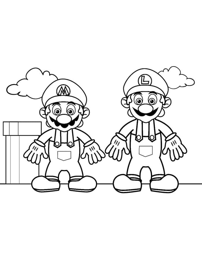 Afdrukbare Mario gratis