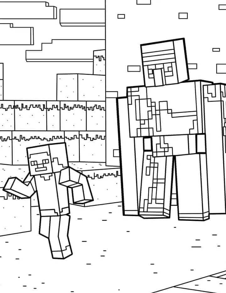 Afdrukbare Minecraft voor kinderen