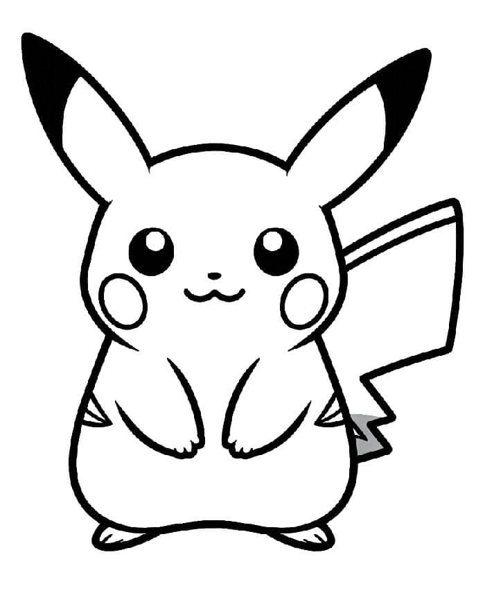 Afdrukbare Pikachu afbeelding