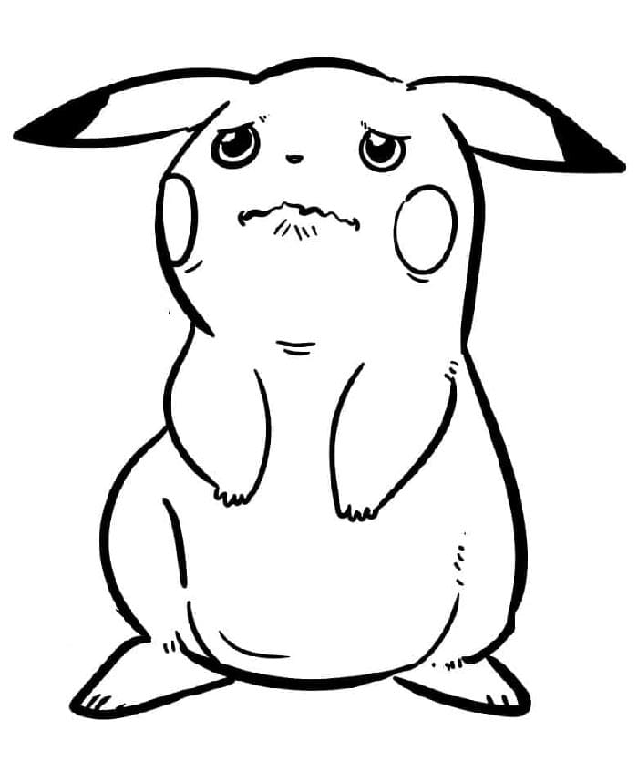 Afdrukbare Pikachu