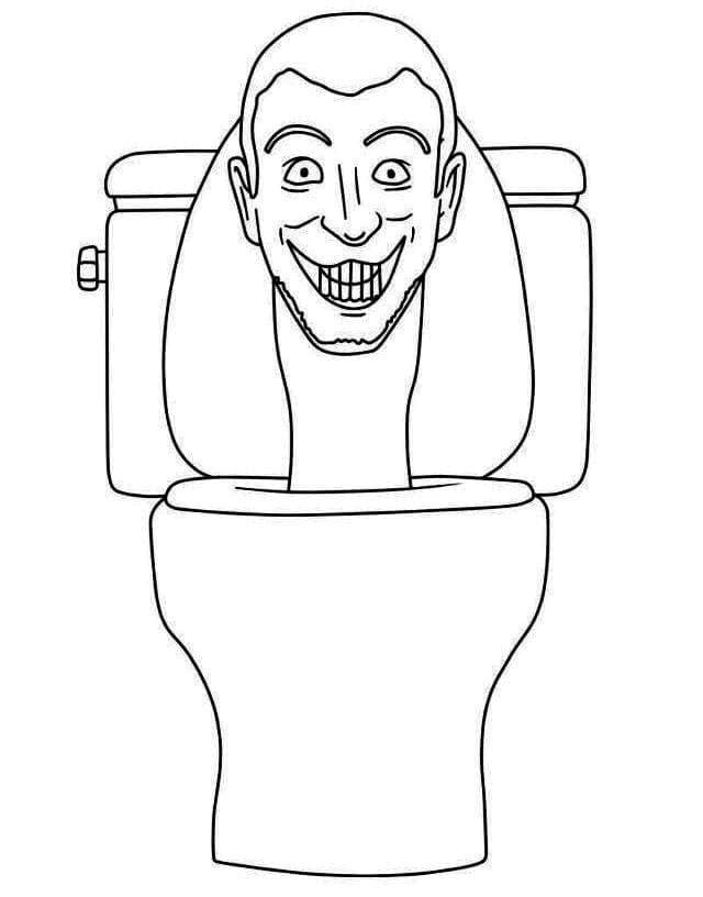 Afdrukbare Skibidi Toilet