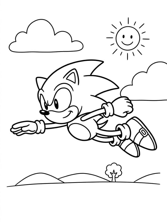 Afdrukbare Sonic