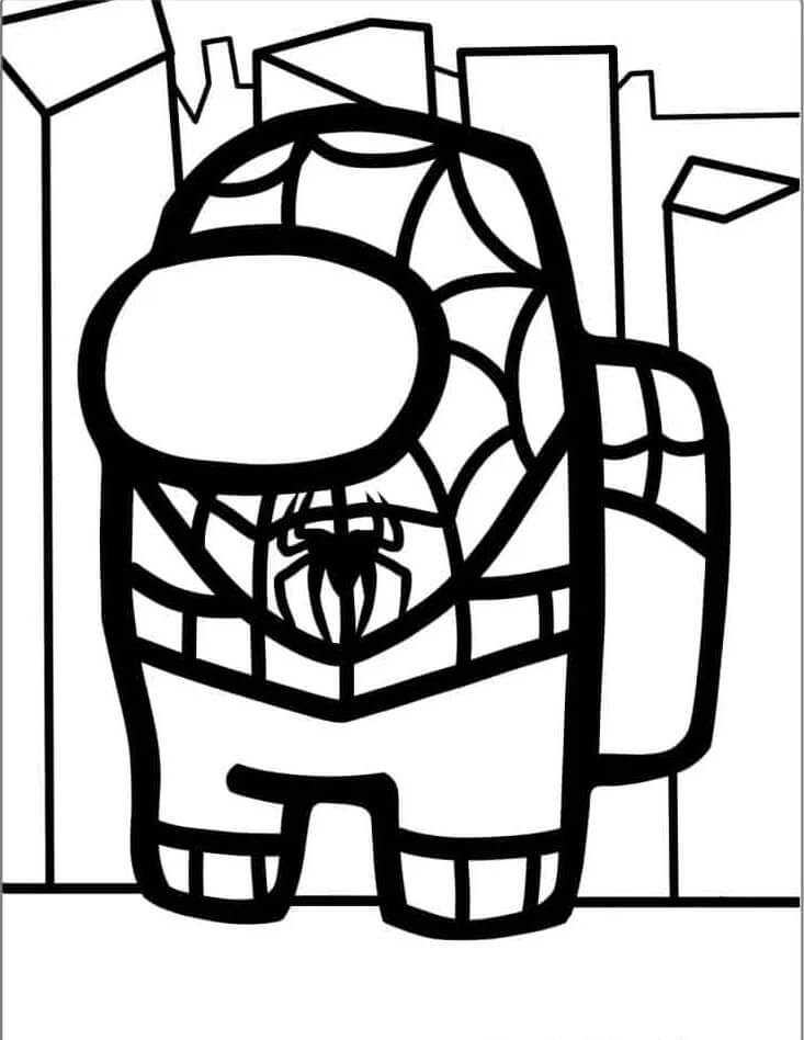 Afdrukbare Spiderman gratis