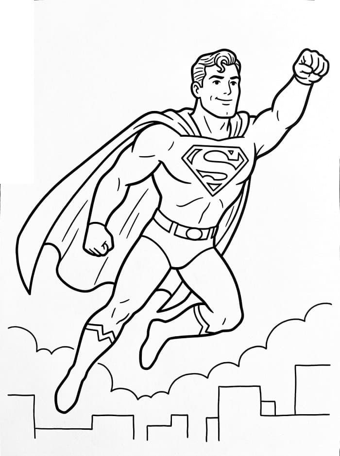 Afdrukbare Superman