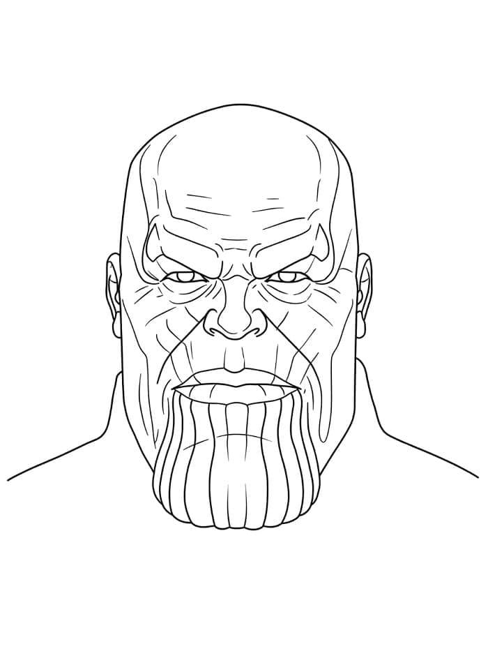 Afdrukbare Thanos