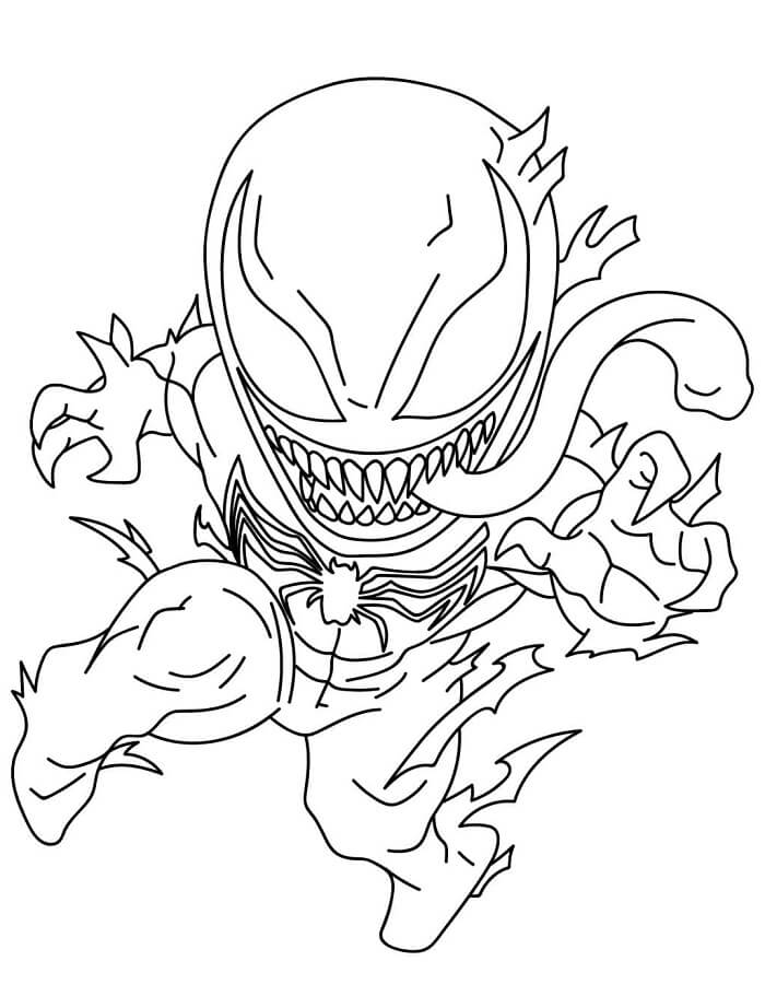 Afdrukbare Venom afbeelding