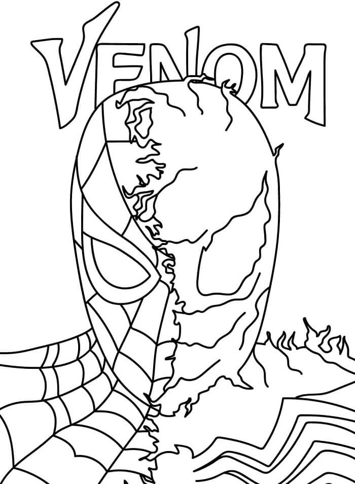 Afdrukbare Venom gratis