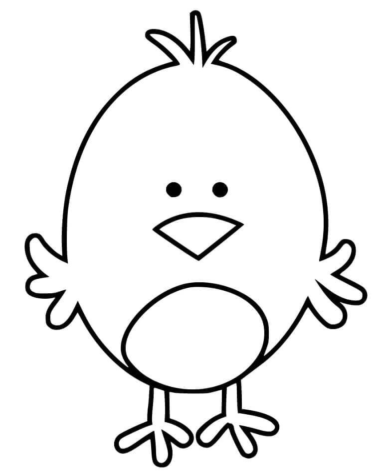 Afdrukbare Vogel Illustratie