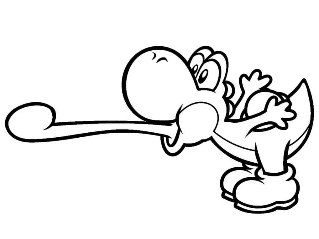 Afdrukbare Yoshi gratis