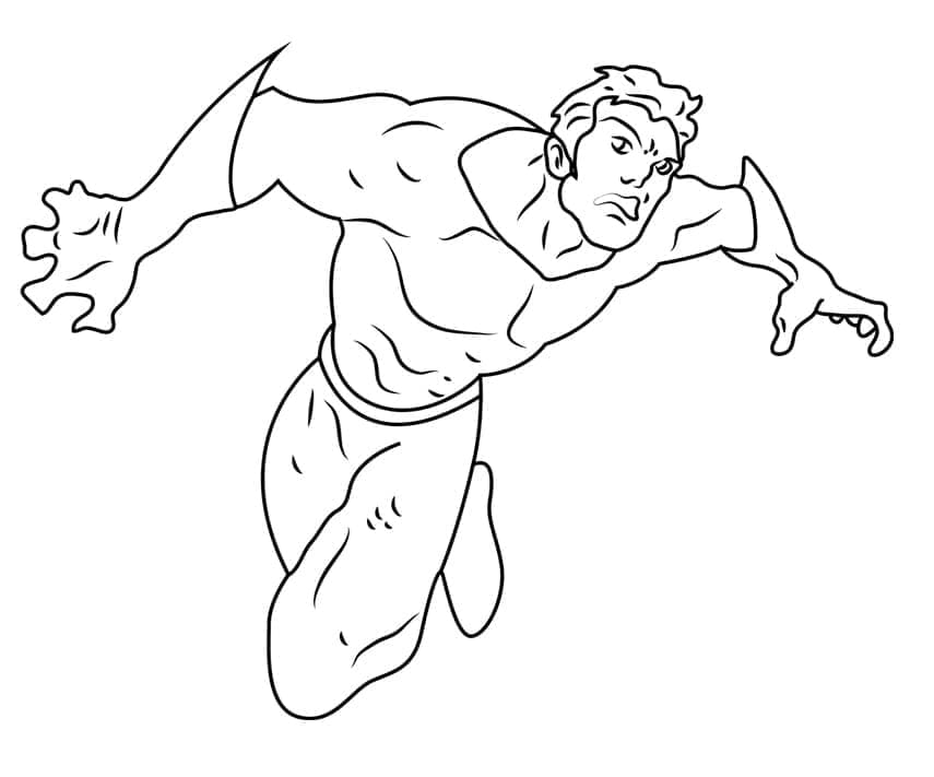 Afdrukbare gratis Aquaman