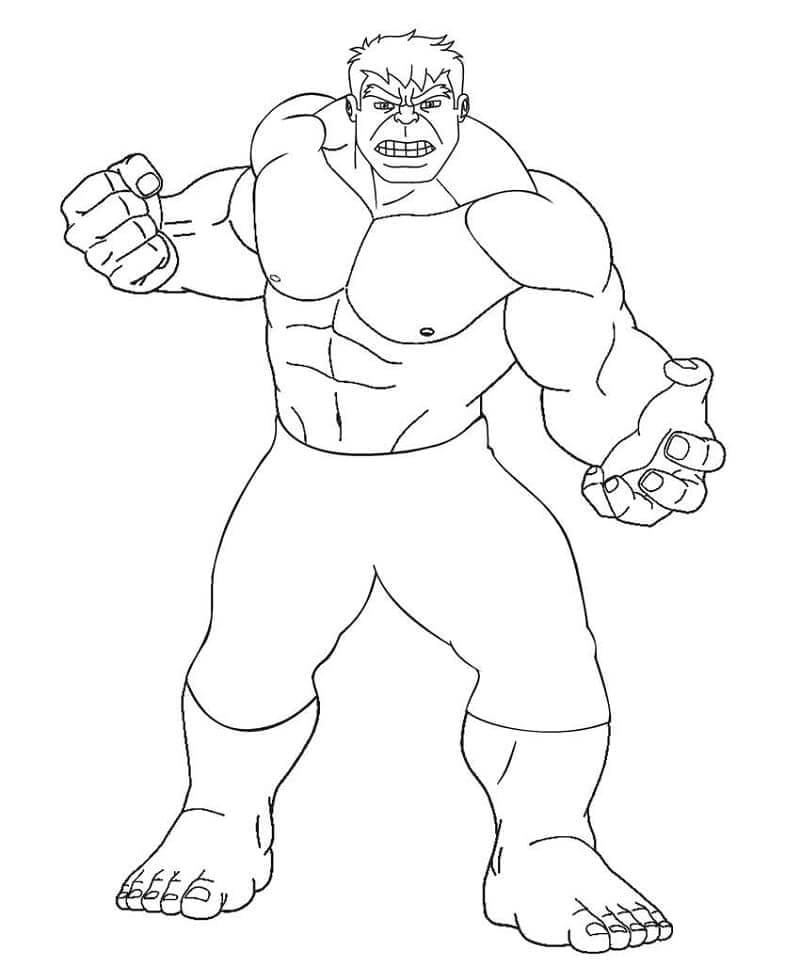 Afdrukbare gratis Hulk