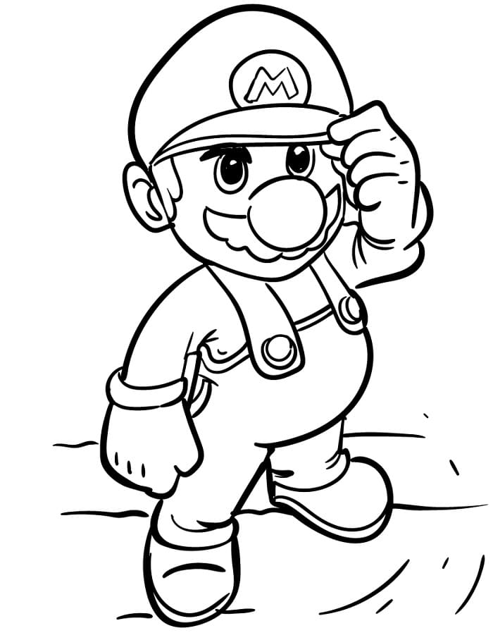 Afdrukbare gratis Mario