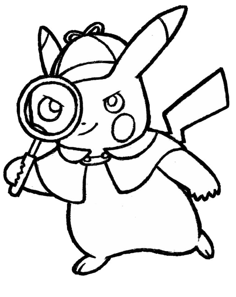 Afdrukbare gratis Pikachu