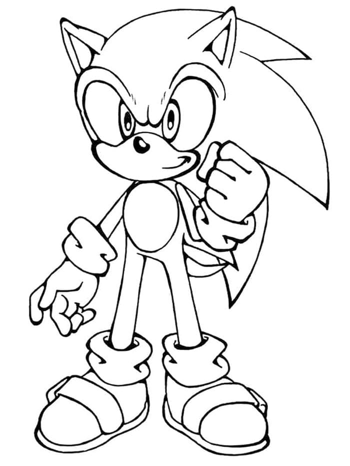 Afdrukbare gratis Sonic