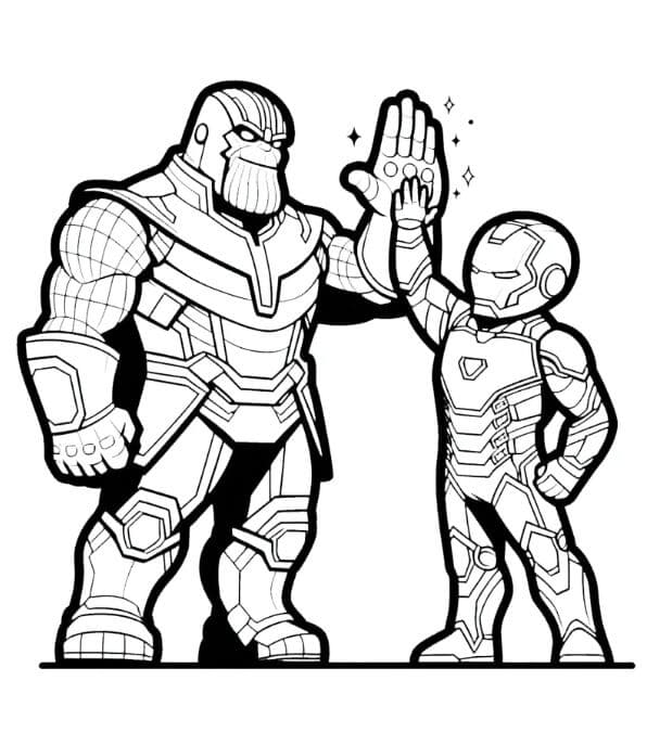 Afdrukbare gratis Thanos