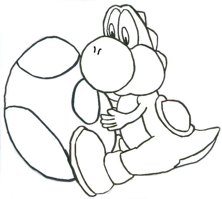 Afdrukbare gratis Yoshi