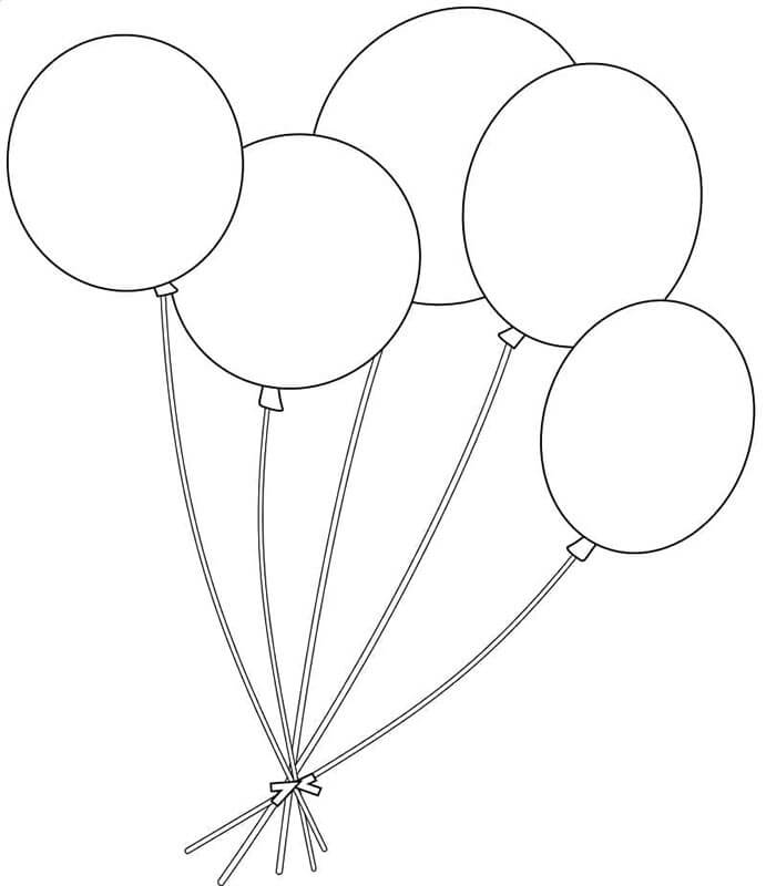 Afdrukbare gratis ballon