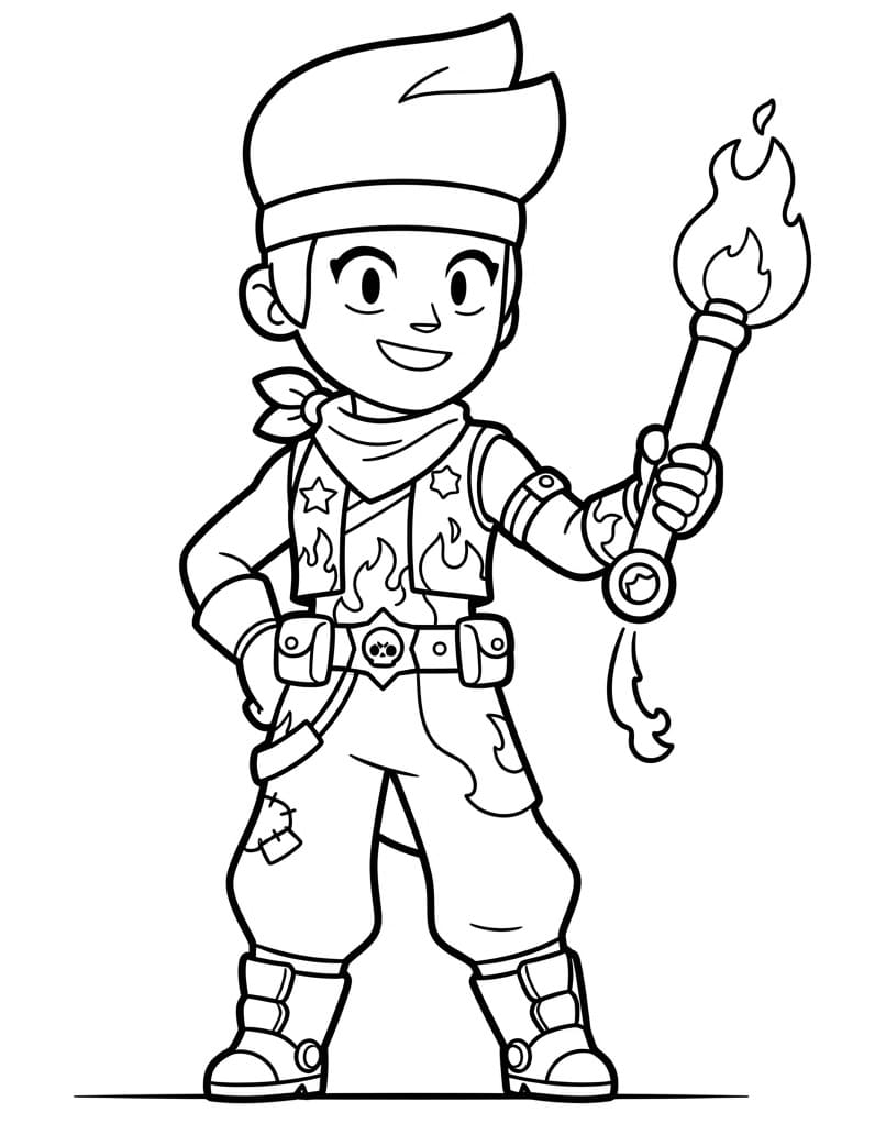 Amber uit Brawl Stars