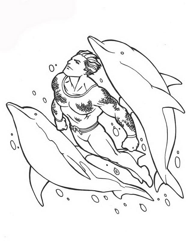 Aquaman gratis printbaar