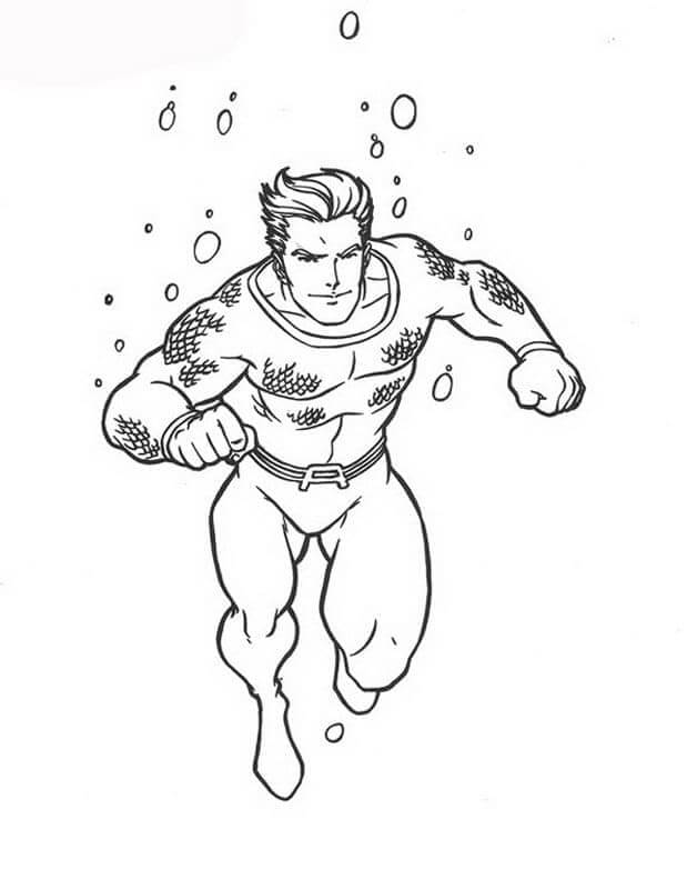 Aquaman voor kinderen van 4 jaar