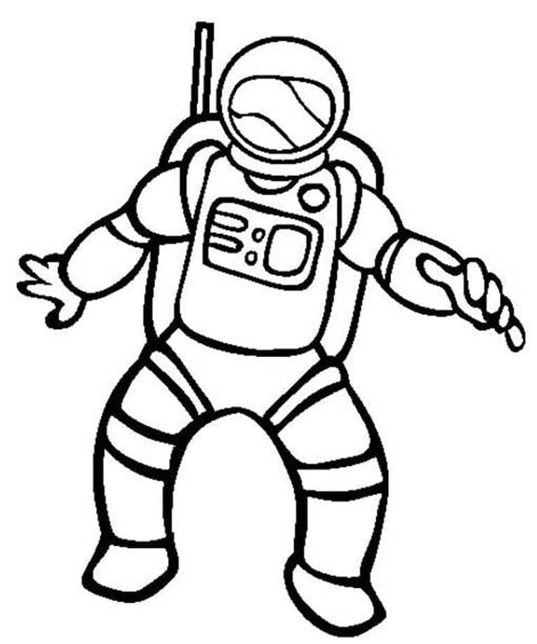 Astronaut afdrukbaar
