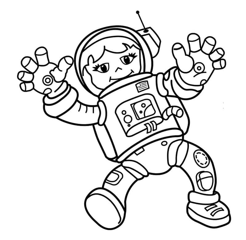 Astronaut gratis afbeelding