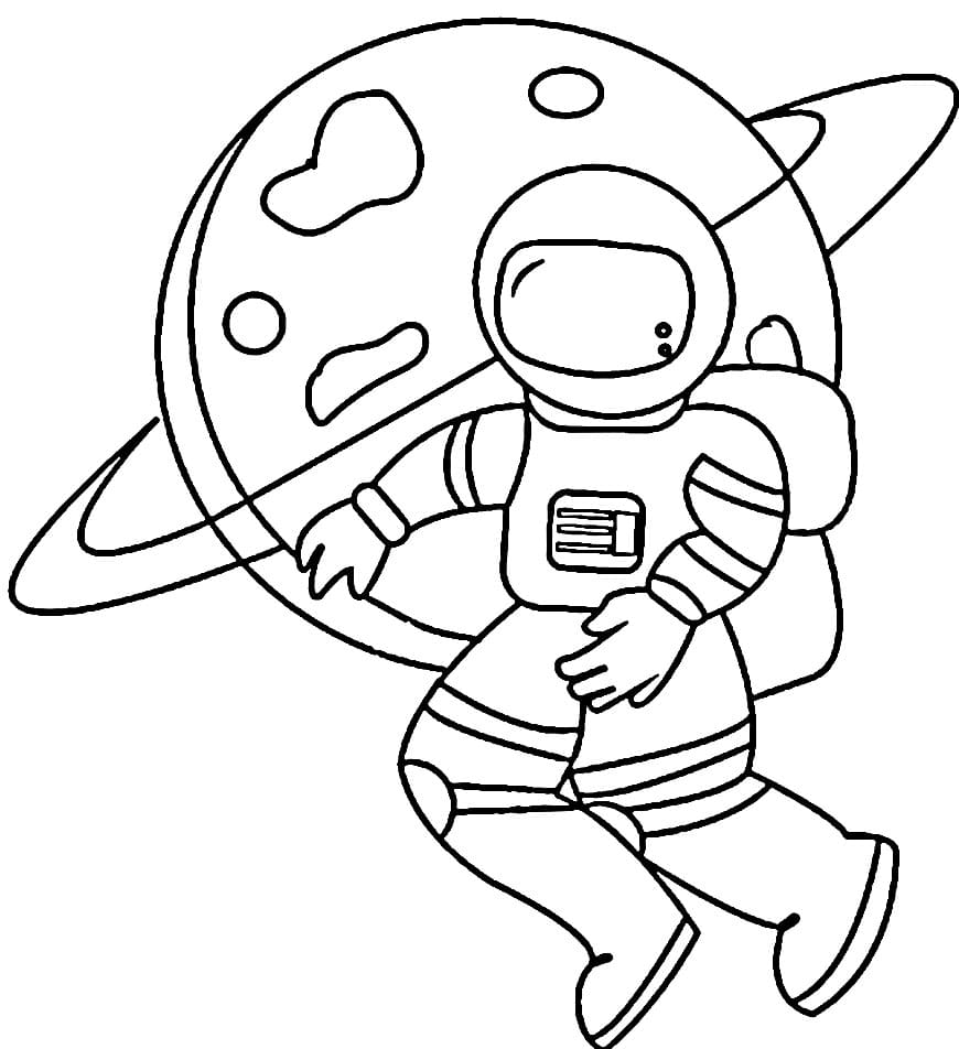 Astronaut gratis voor kinderen