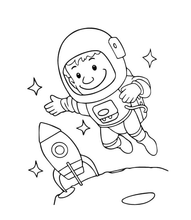 Astronaut voor kinderen