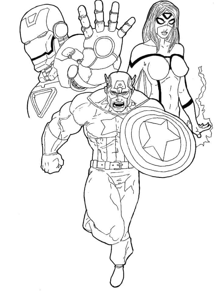 Avengers afdrukbaar