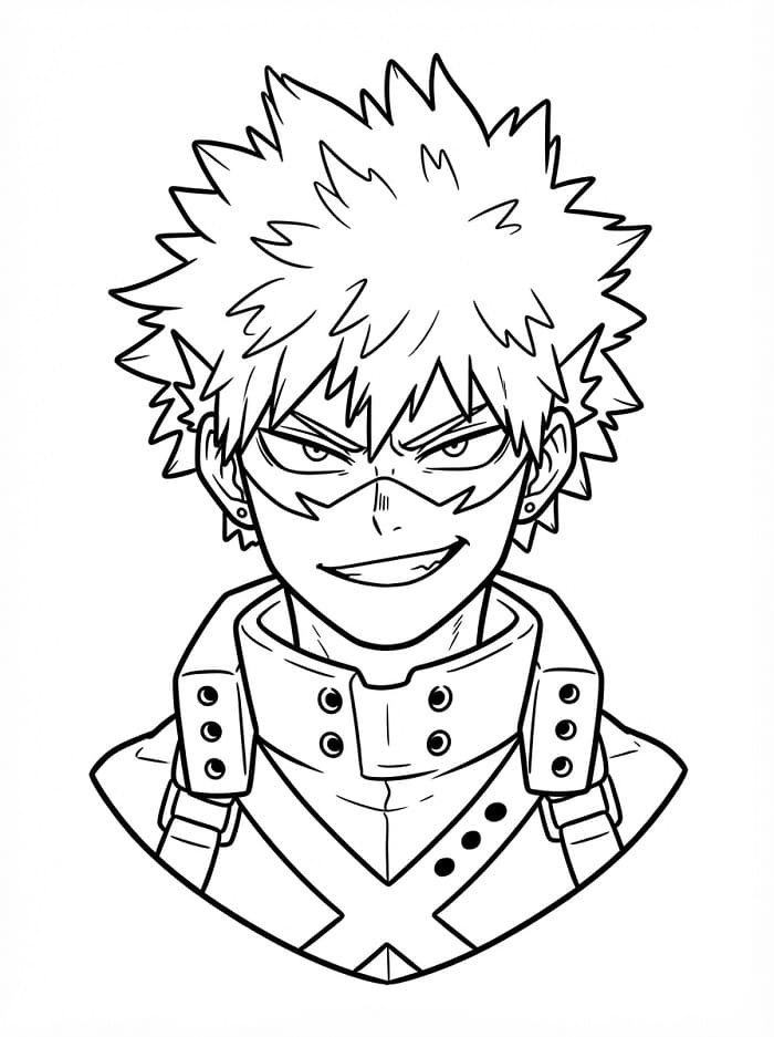 Bakugo in My Hero Academia