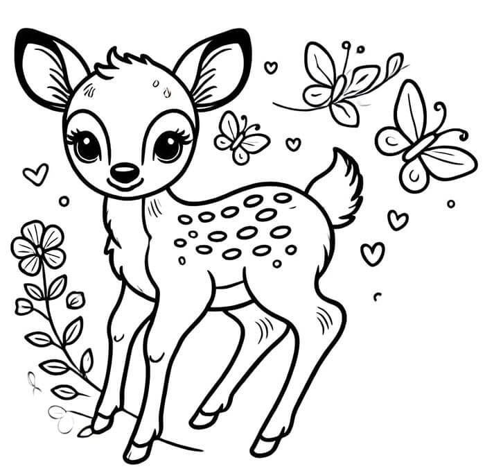 Bambi Gratis Afdrukbaar