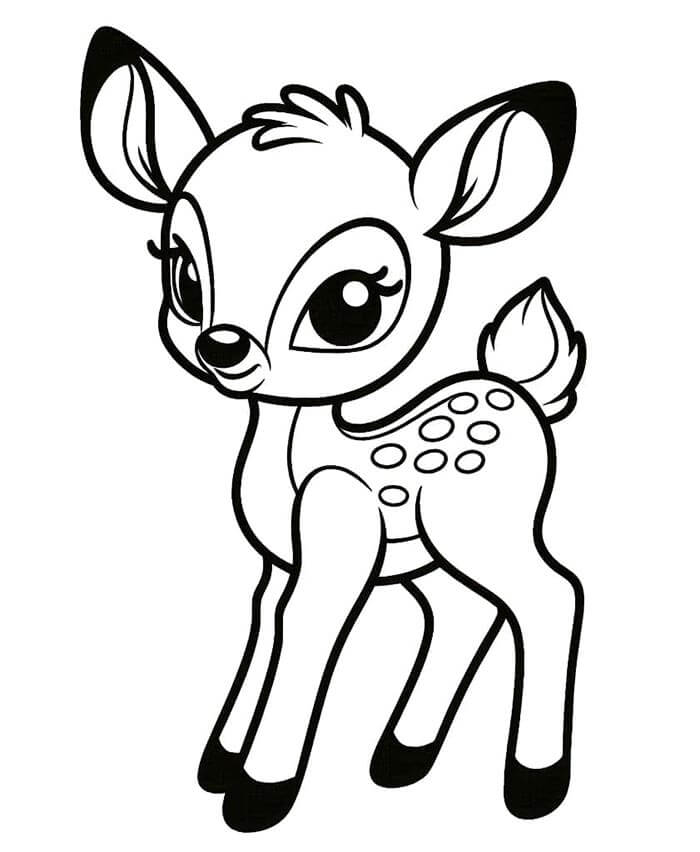 Bambi om Uit te Printen