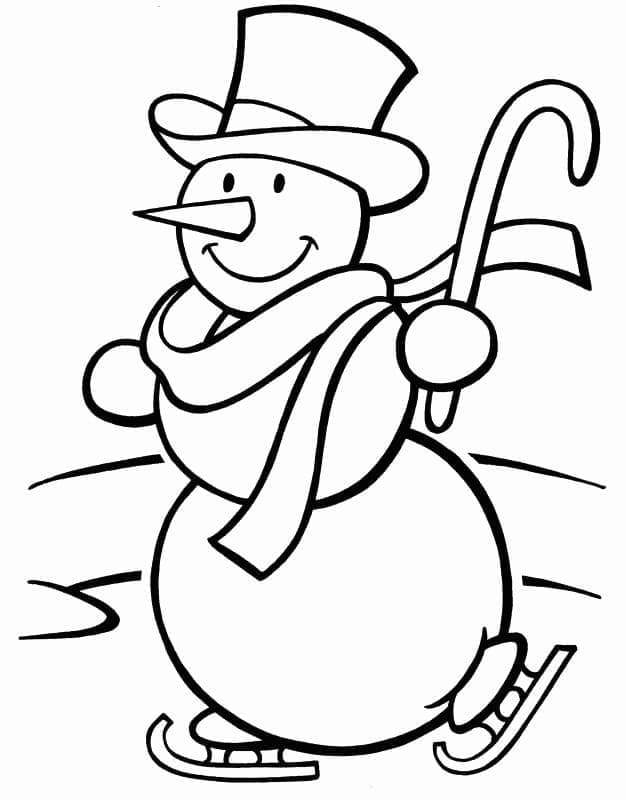 Basis sneeuwpop