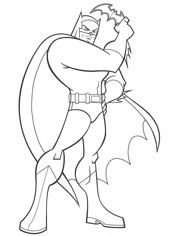 Batman afdrukbaar voor kinderen