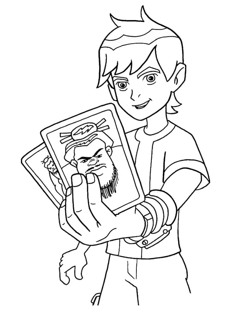 Ben 10 om Uit te Printen