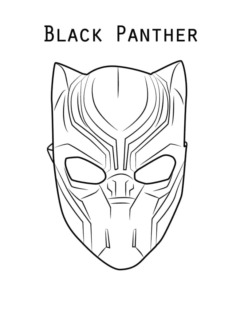 Black Panther gratis printbaar