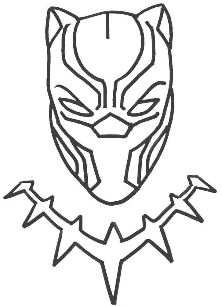 Black Panther om te printen