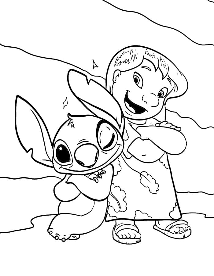 Blije Lilo en Stitch