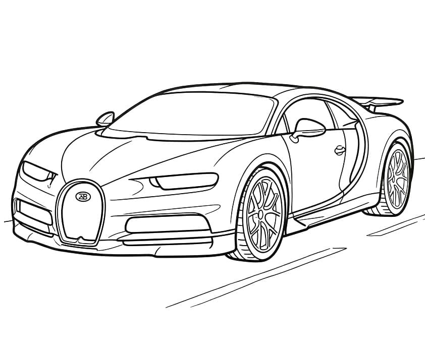 Bugatti op de weg