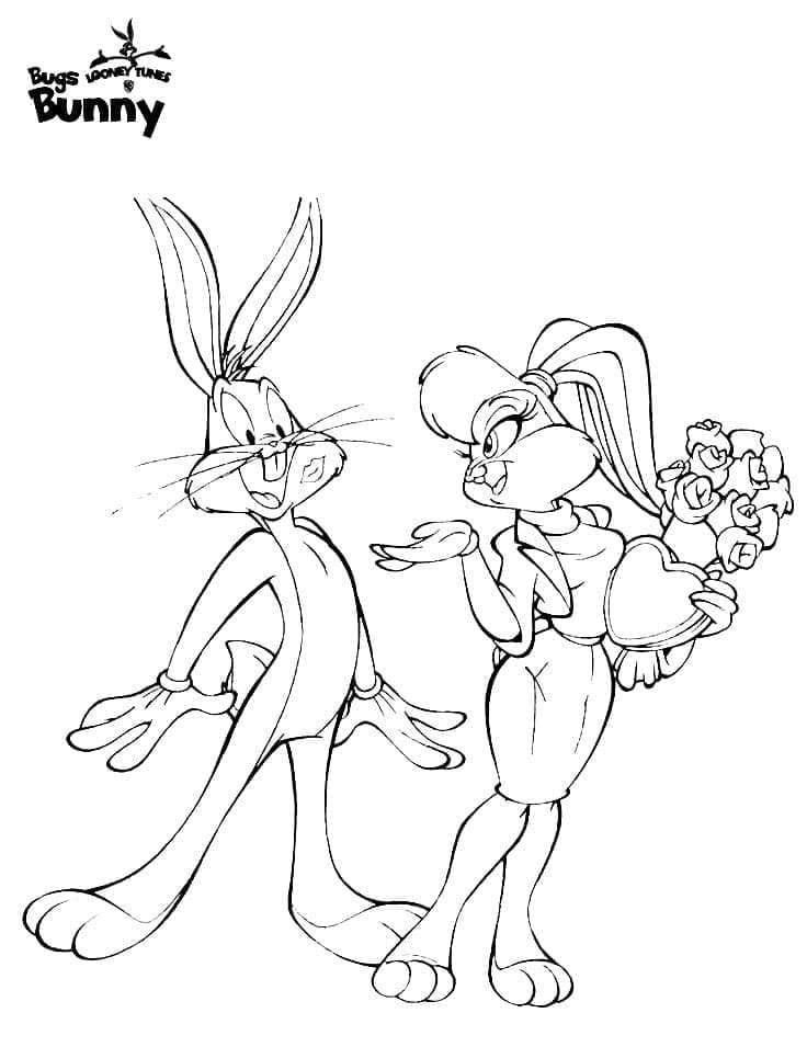 Bugs Bunny Gratis Afdrukbaar