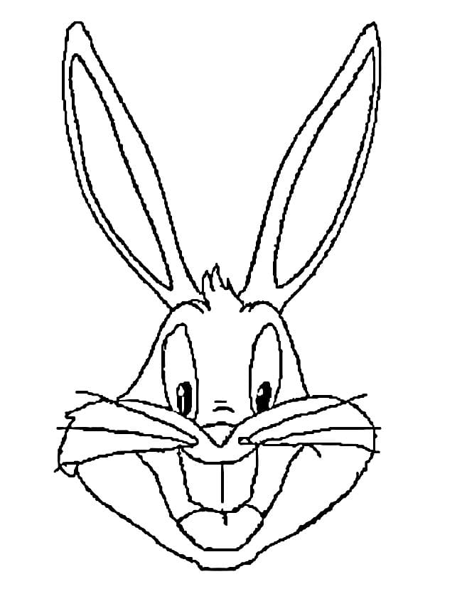 Bugs Bunny om Uit te Printen