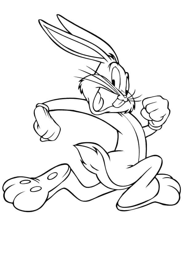 Bugs Bunny om te Printen