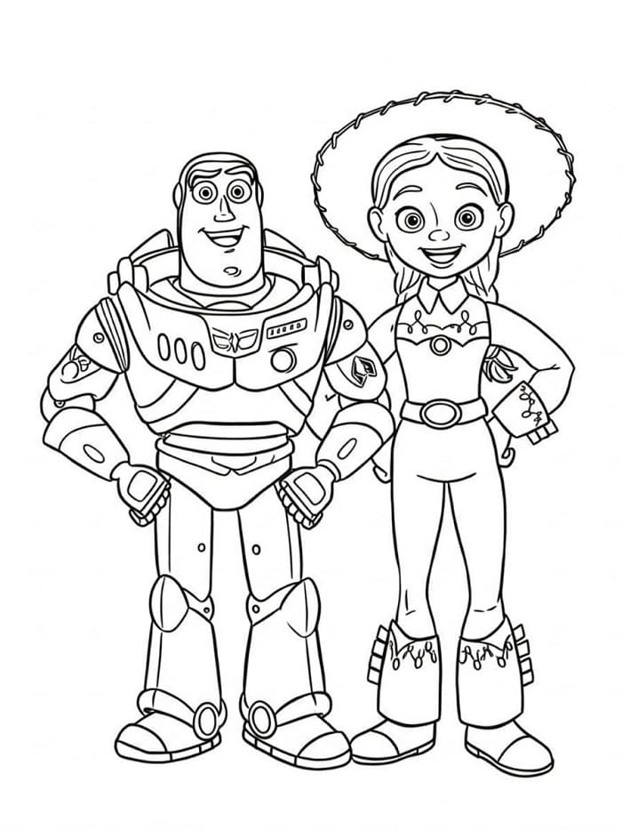 Buzz Lightyear en vriend
